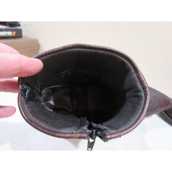 Abilene Western Dress Boots Women Sz 9 Brown Side Zip Leather - Picture 12 of 12